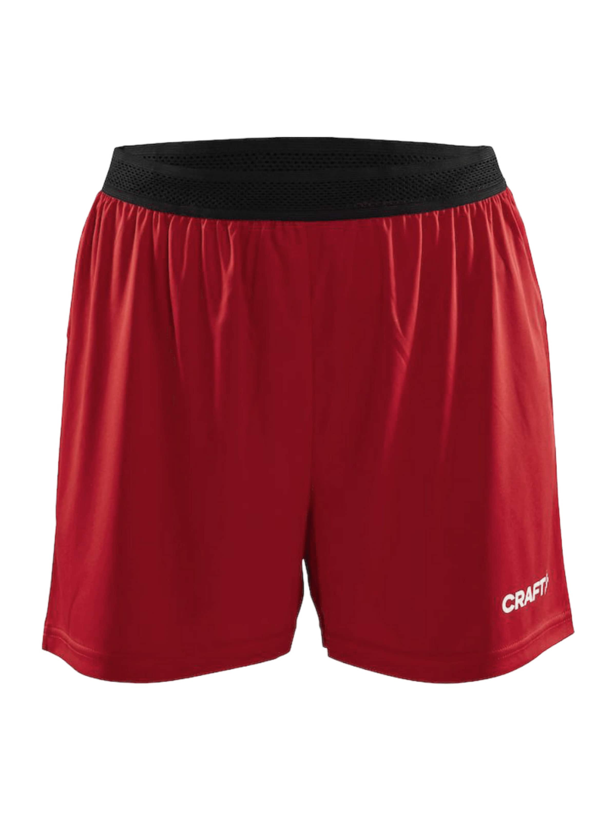 Craft Regular Sportshorts 'Progress 2.0' in Rot: Vorderseite