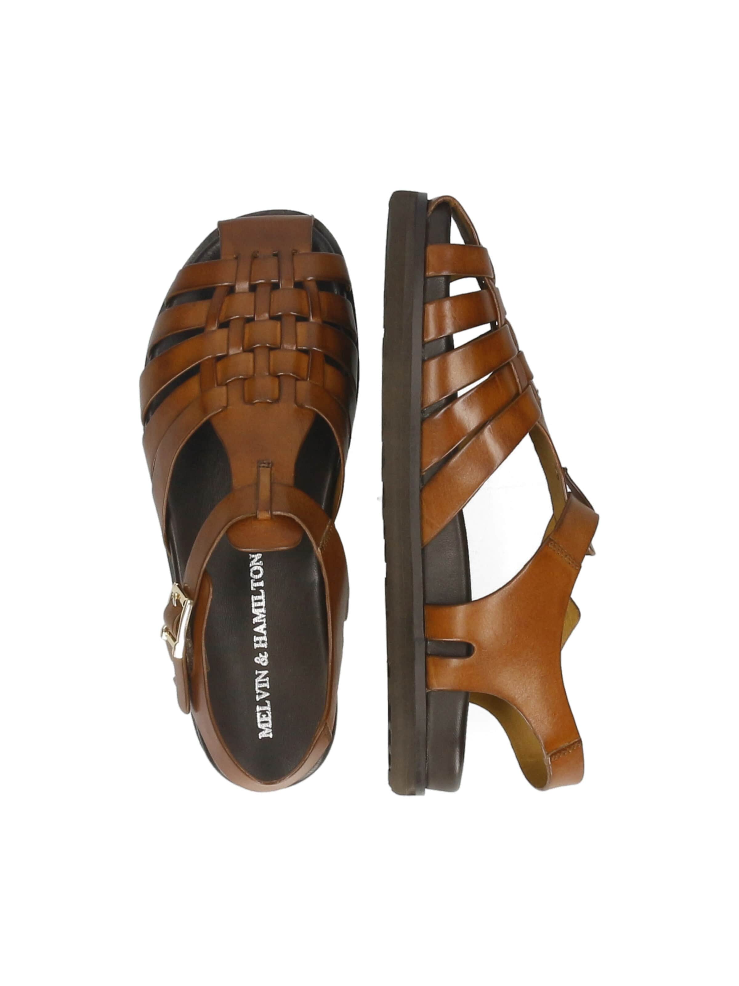 MELVIN & HAMILTON Sandals 'Siri 1' in Brown