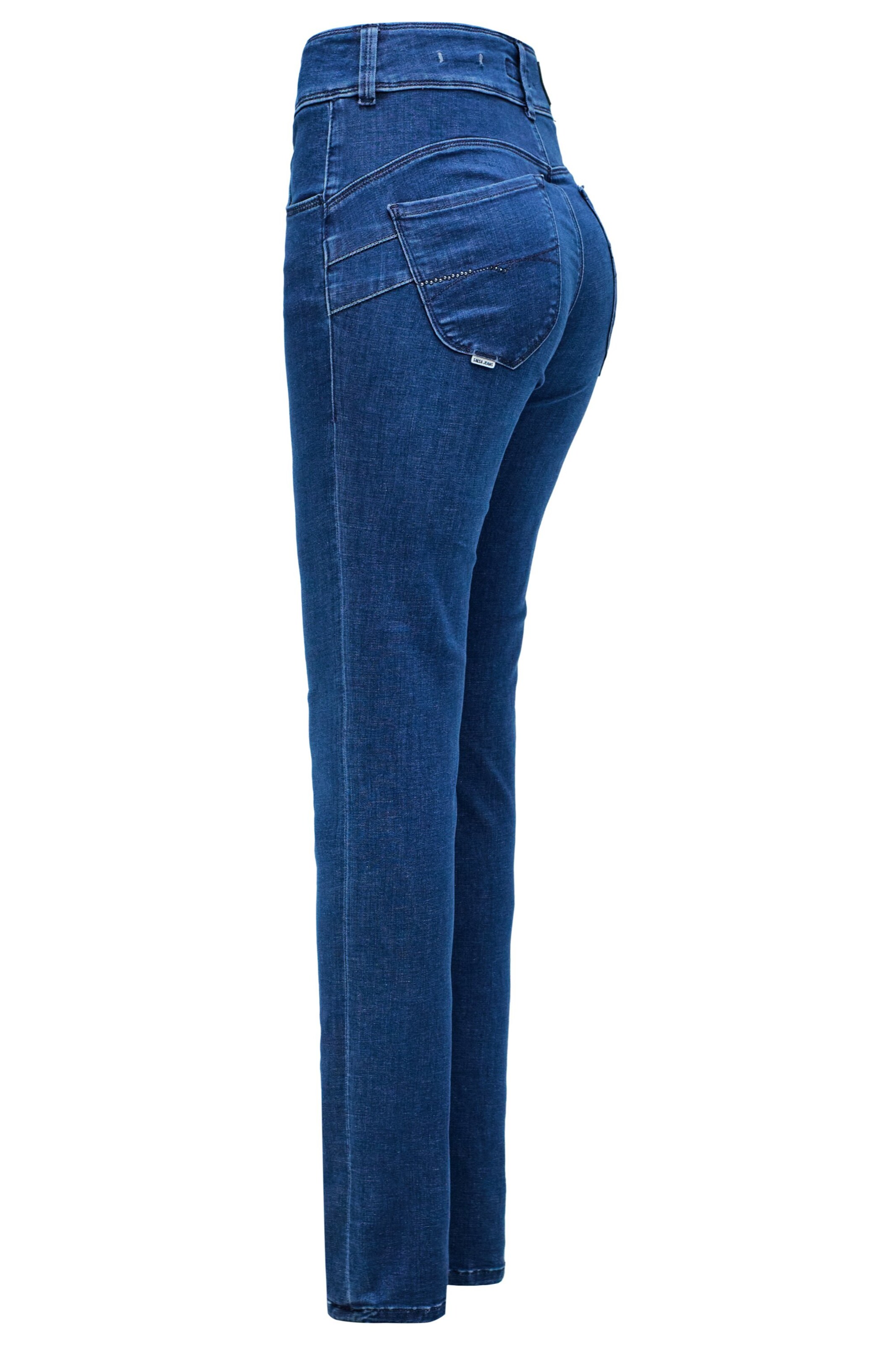 Skinny Jean 'Secret' Salsa Jeans en bleu