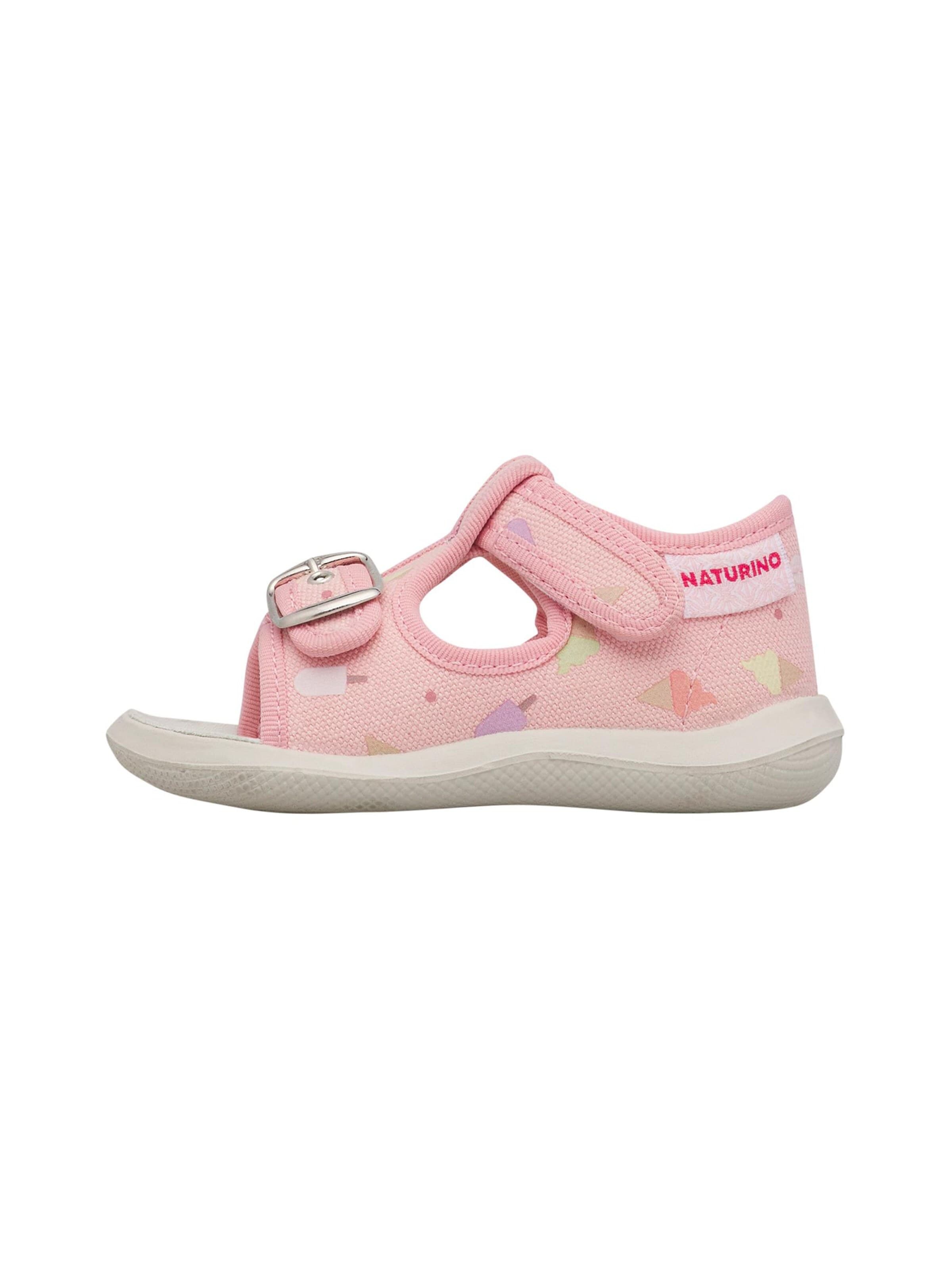 NATURINO Sandals 'PAROS' in Pink