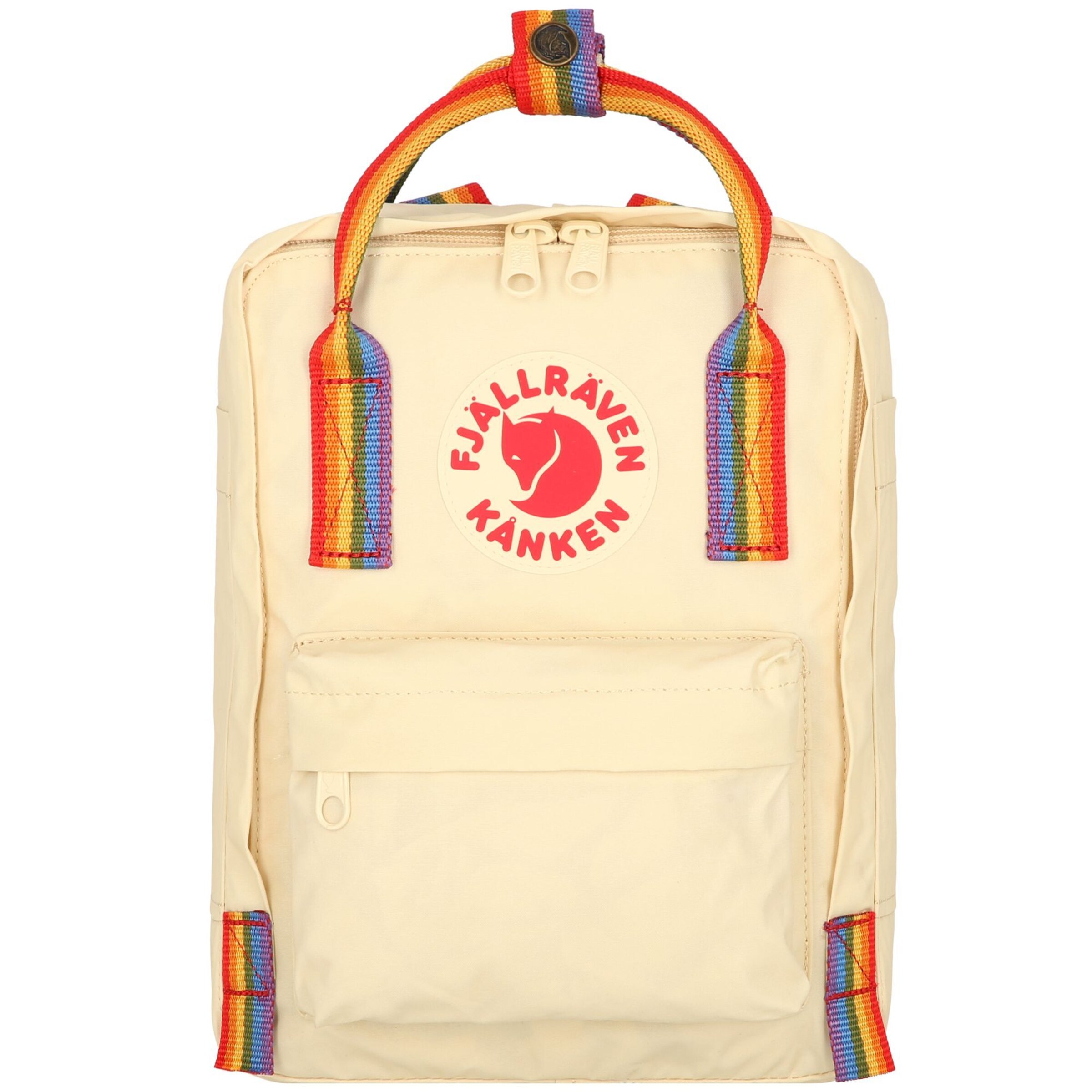 Fjallraven Kanken Rainbow Mini City Rucksack 28 cm in Schwarz ABOUT YOU