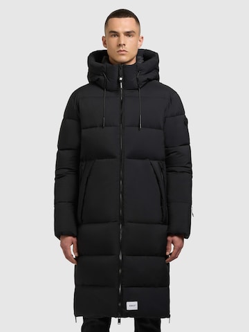 khujo Winterjas 'Rigo2' in Zwart: voorkant