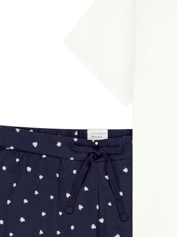 SCHIESSER Pyjama 'Mix & Relax'‌‌‌‌‌‌‌ in Blau