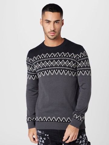 BLEND Sweater in Black: front