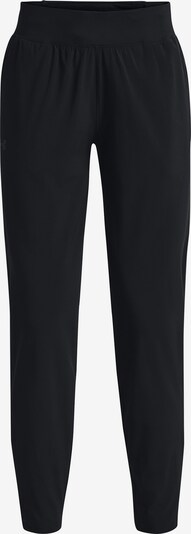 UNDER ARMOUR Workout Pants 'OutRun The Storm' in Black / Silver, Item view