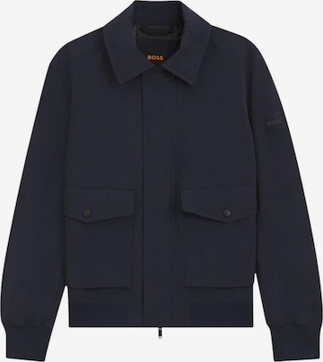 BOSS Between-seasons coat 'Ocruise 50562351' in Blue: front