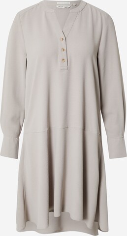 TOM TAILOR DENIM Shirt dress in Grey: front