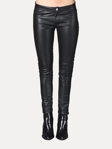 VESPUCCI BY VSP Slim fit Trousers 'Anais' in Black