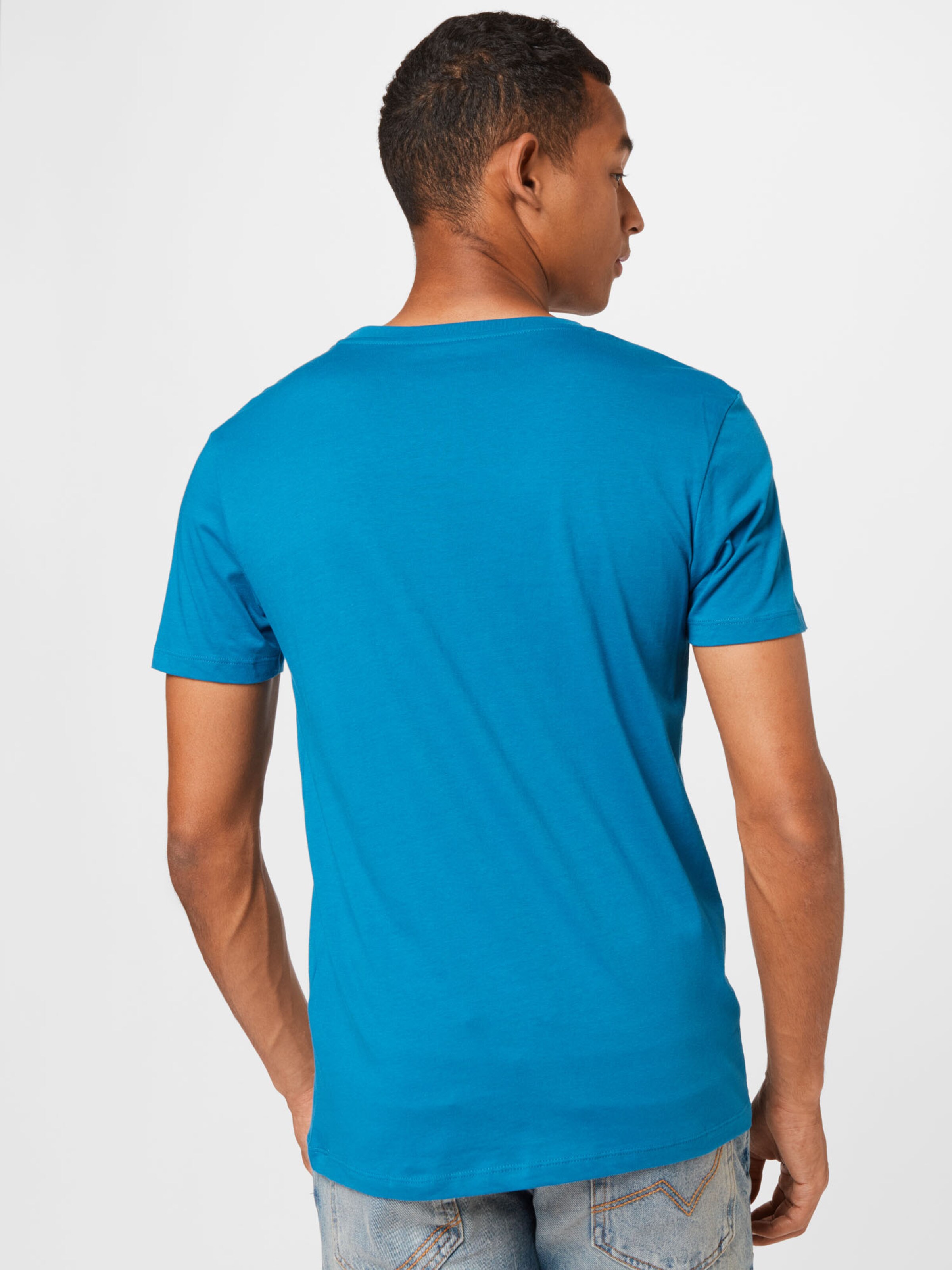 Männer Shirts TOM TAILOR DENIM T-Shirt in Blau, Nachtblau - BZ86027