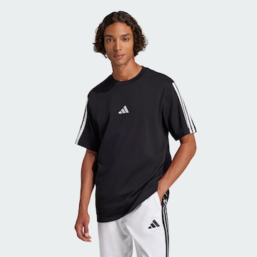 ADIDAS SPORTSWEAR Performance shirt 'Essentials 3' in Black: front