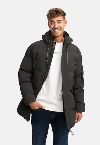 Manteau d’hiver 'INLondoy' INDICODE JEANS en gris : devant