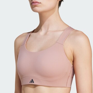 Bustino Reggiseno sportivo 'Impact Luxe' di ADIDAS PERFORMANCE in rosa