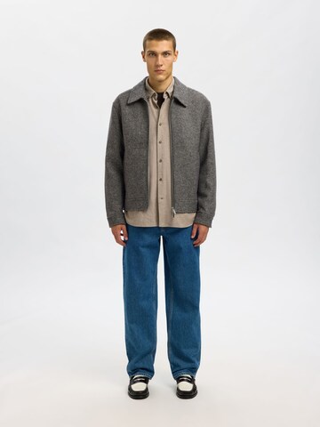 SELECTED Between-Season Jacket in Grey