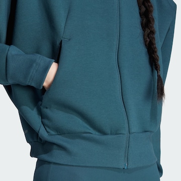 ADIDAS SPORTSWEAR Athletic Zip-Up Hoodie 'Z.N.E. ' in Blue