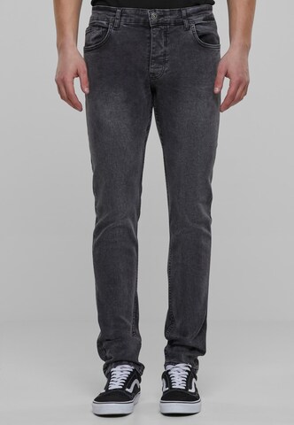 2Y Premium Regular Jeans in Grey: front