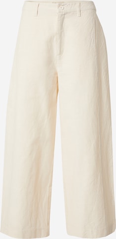 smėlio Peppercorn Plačios klešnės Kelnės 'Annika': priekis