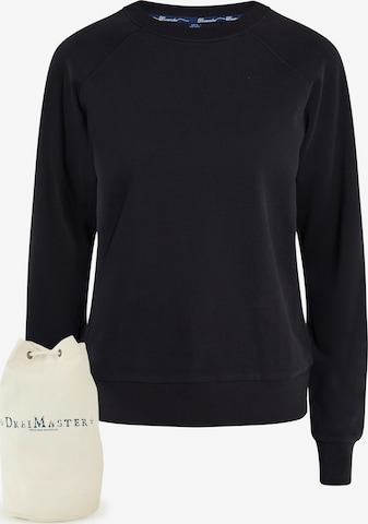 DreiMaster Maritim Sweatshirt in Zwart: voorkant