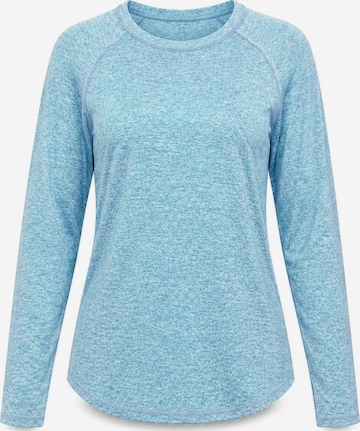 AOTTORI Performance Shirt in Blue: front