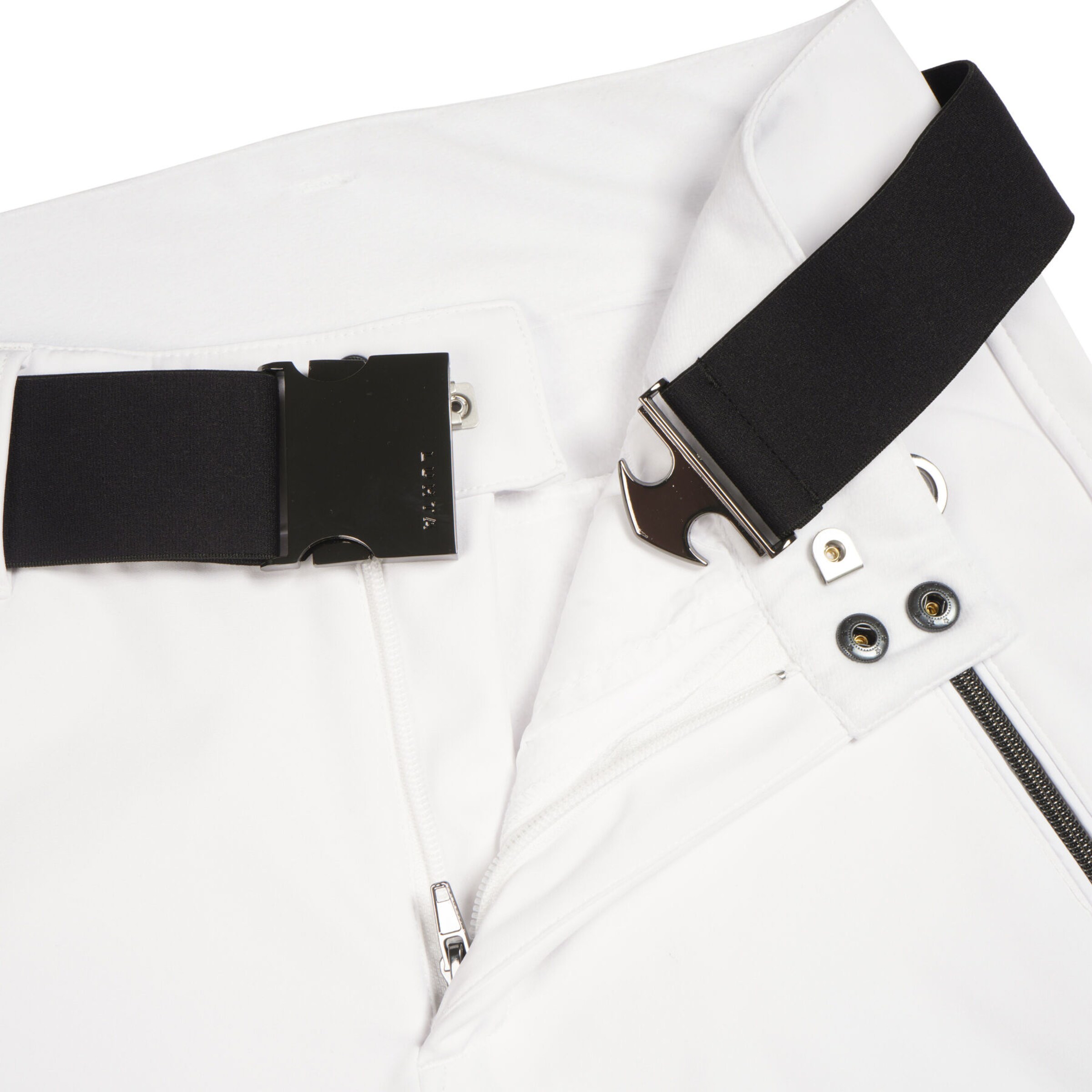 LUHTA Slim fit Outdoor Pants 'Joentaus' in White