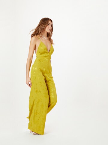 TOPSHOP Jumpsuit 'Cami' in Yellow