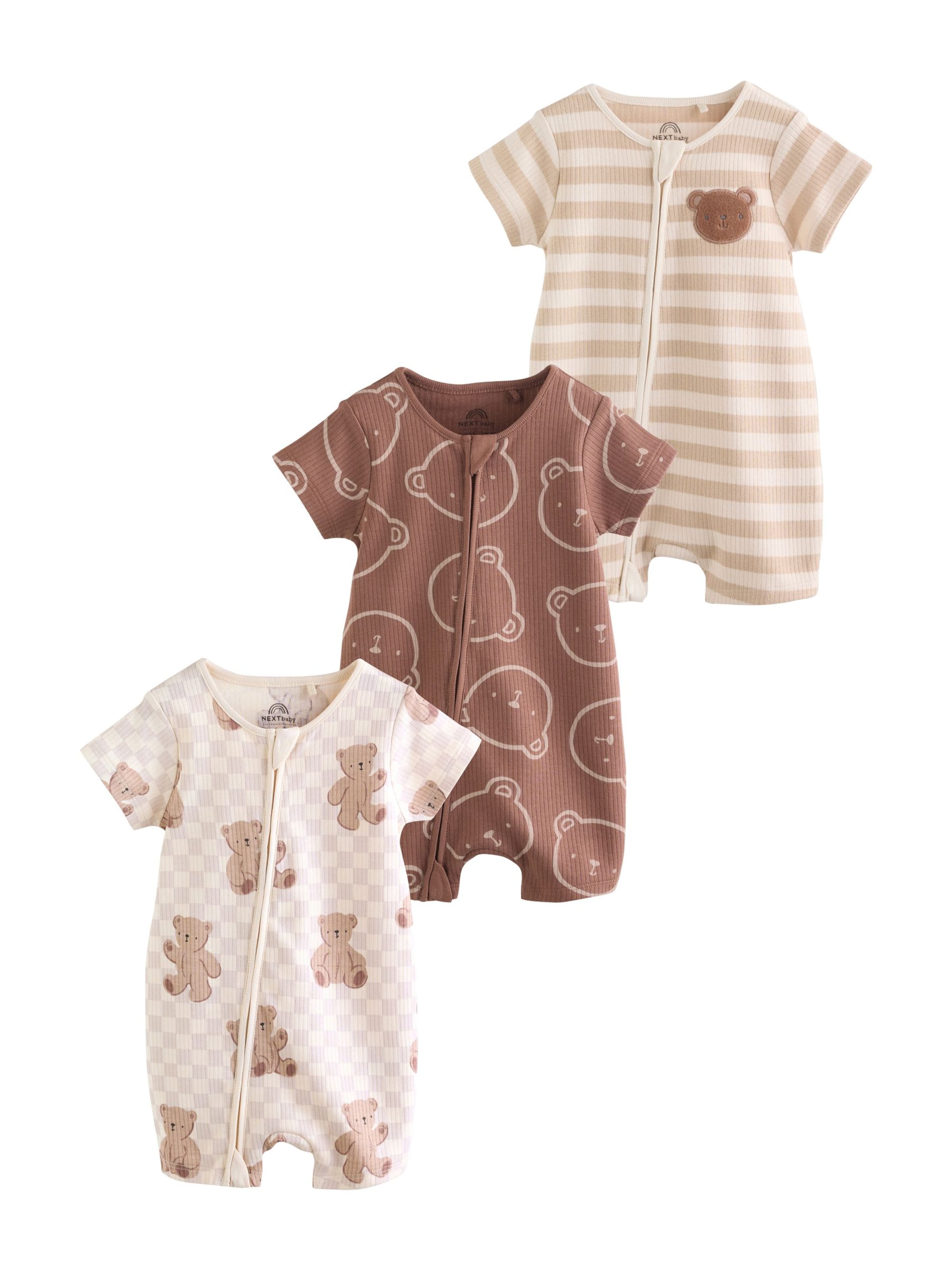 Barboteuse / body Next en beige : devant