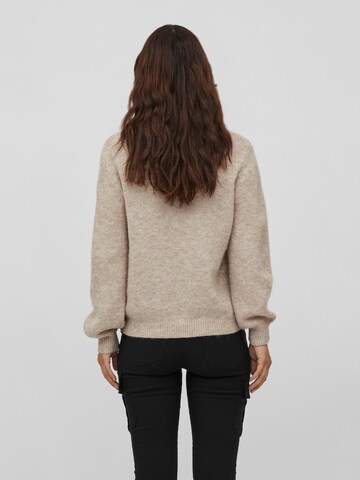 VILA Sweater 'Jamina' in Beige