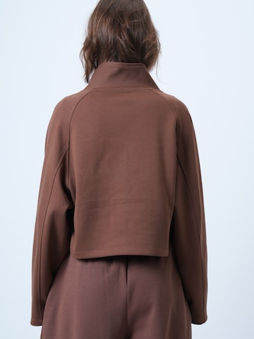 Trend Alaçatı Stili Φθινοπωρινό και ανοιξιάτικο μπουφάν σε καφέ