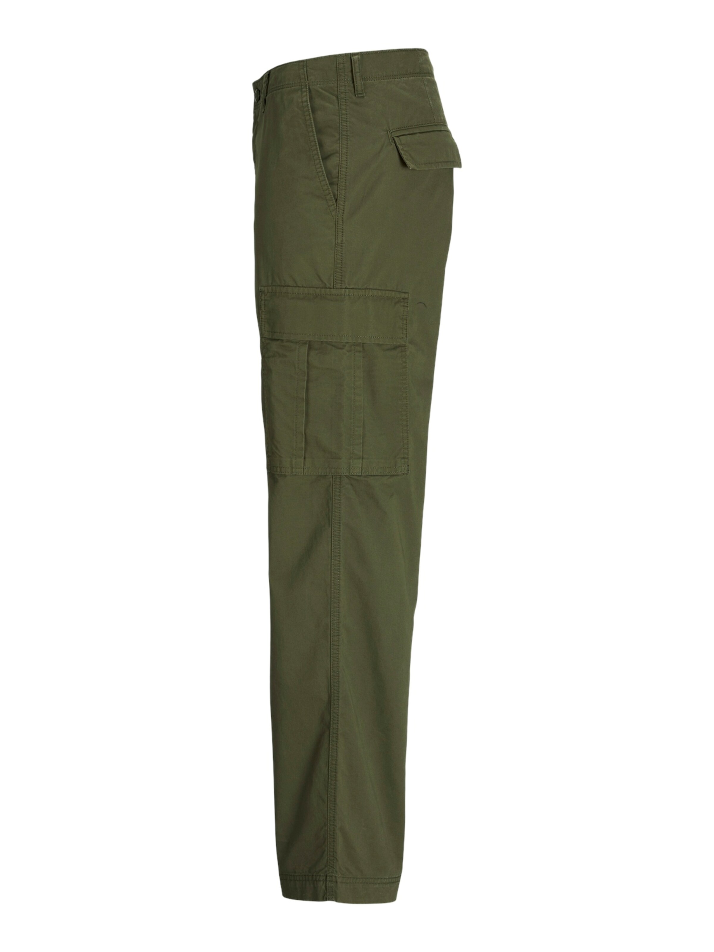 JACK & JONES Loosefit Cargobroek in Groen