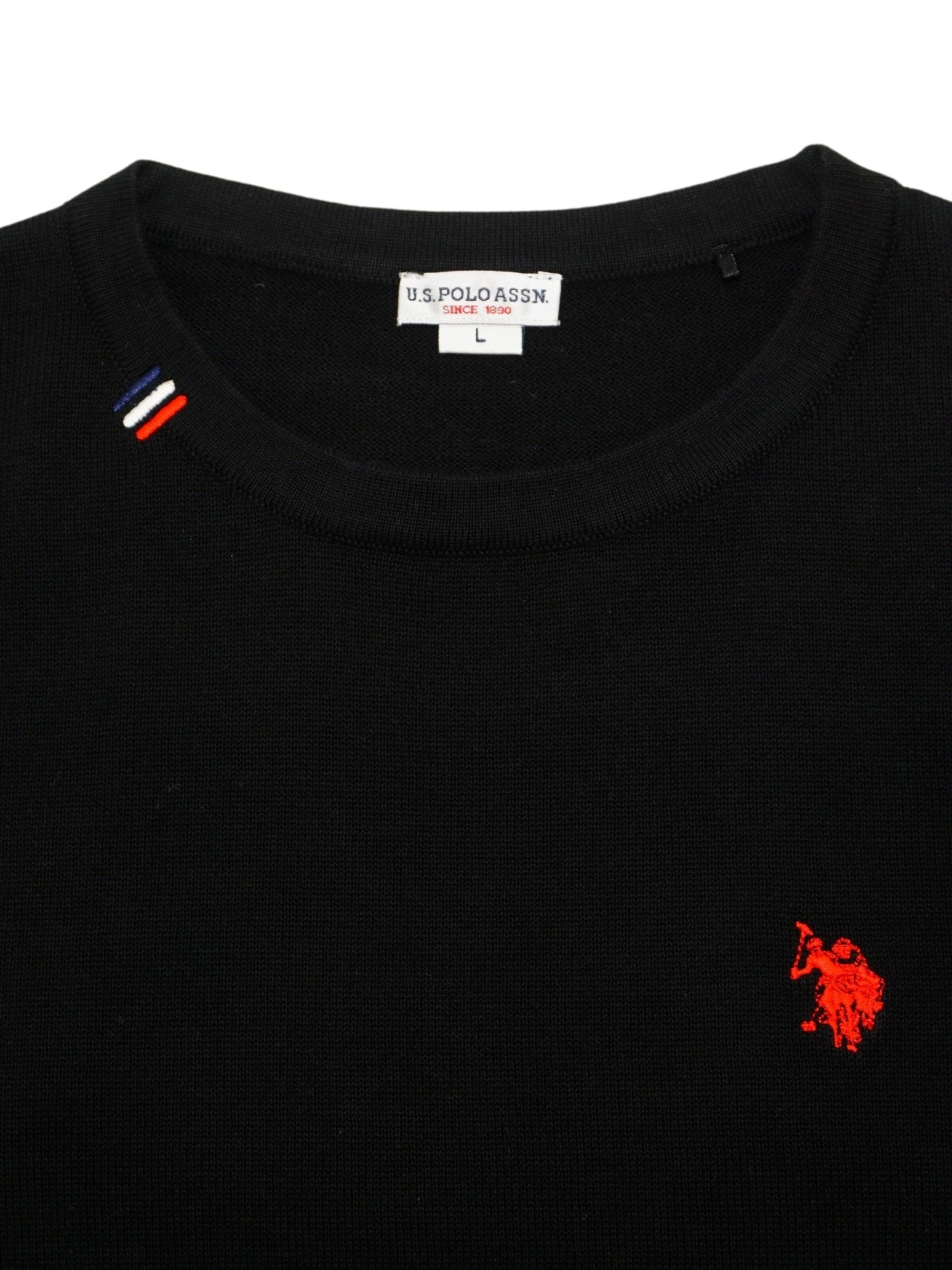 U.S. POLO ASSN. Pullover i sort