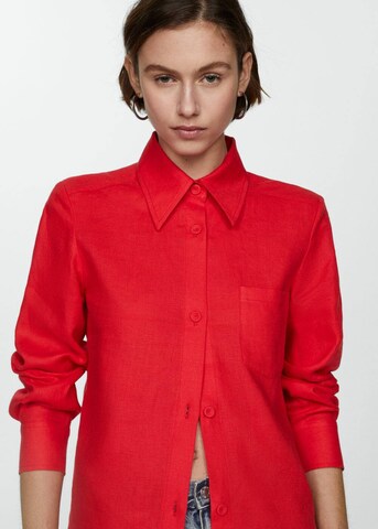 MANGO Blouse 'Rodas' in Red