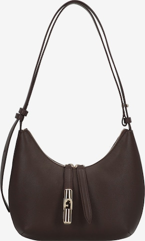 FURLA Taška cez rameno 'Goccia' - Hnedá: predná strana