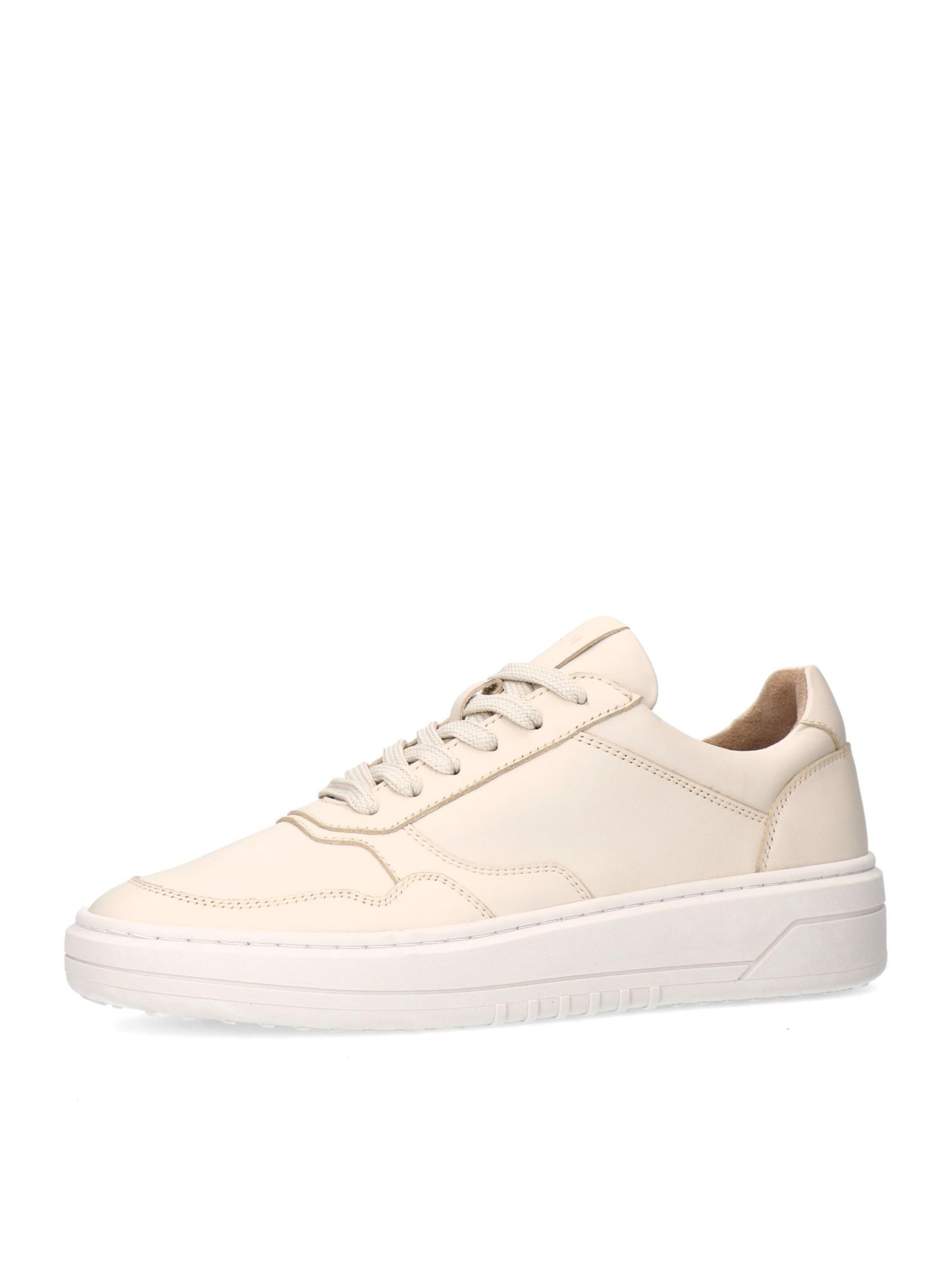 MANFIELD Sneakers laag in Beige: voorkant