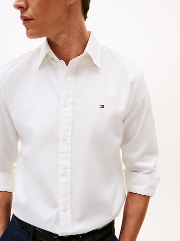 Coupe regular Chemise business 'Flex' TOMMY HILFIGER en blanc