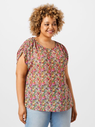 Zizzi Blouse 'MASTRID' in Roze: voorkant