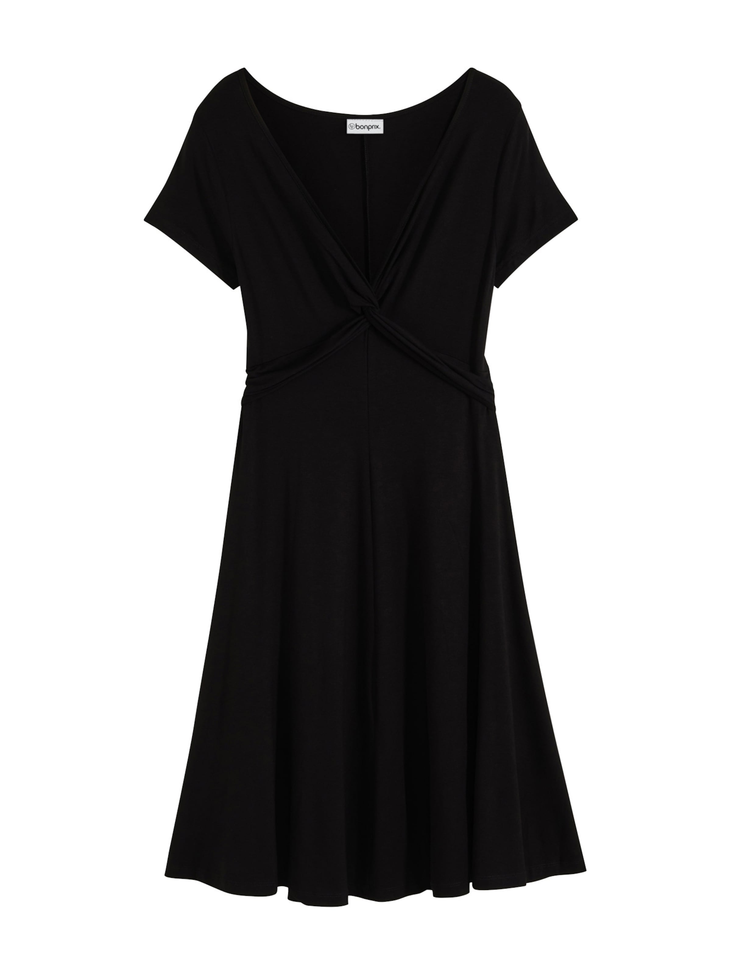 Rochie de la bonprix pe negru: față