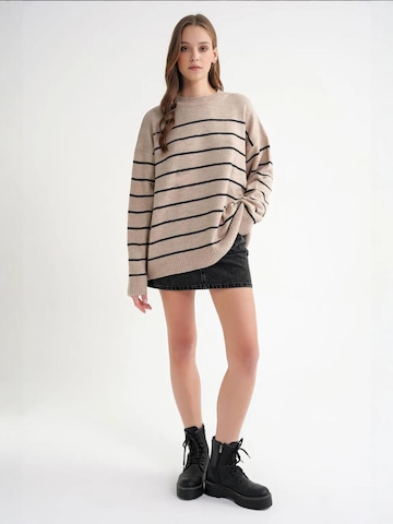 Pull-over oversize MixRay en beige