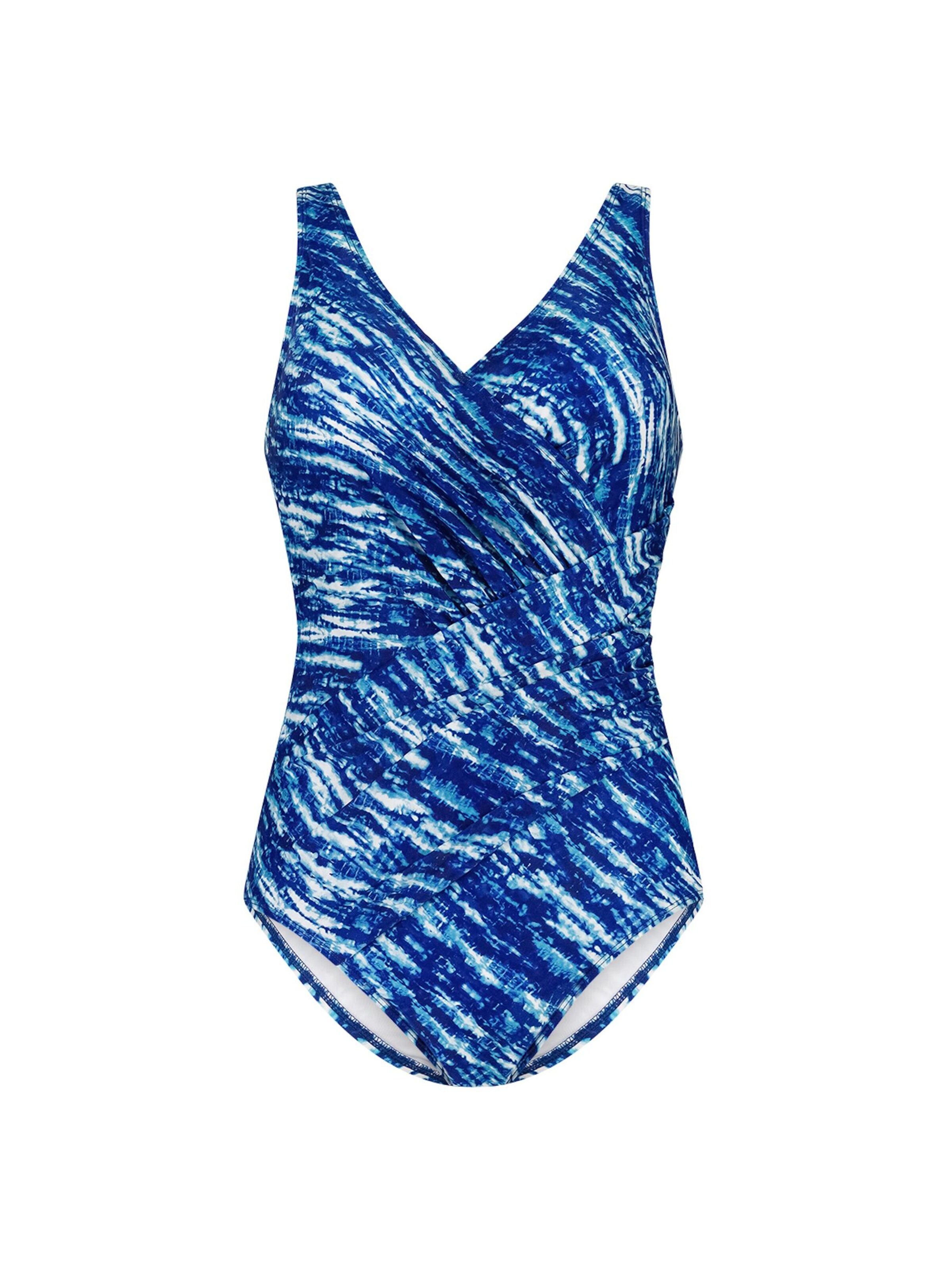 Ten Cate Classic Swimsuit in Blue: front