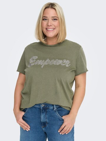 ONLY Carmakoma Shirt 'Miko' in Green: front