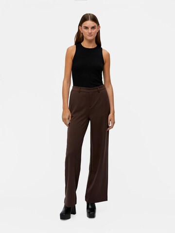 OBJECT Wide Leg Hose 'Lisa' in Braun