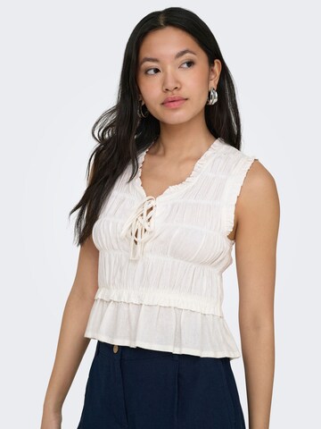 ONLY Bluse 'ONLGoa' i hvid