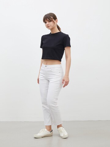 MANUKA Skinny Broek in Wit