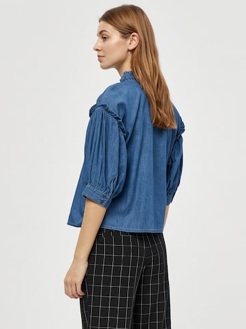 minus Blouse 'Laki' in Blauw