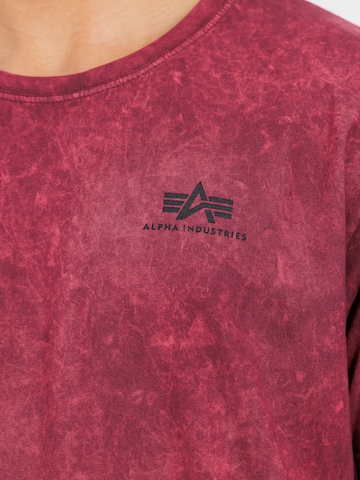 T-Shirt ALPHA INDUSTRIES en rouge