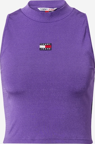 Tommy Jeans Top in Purple: front