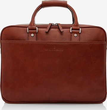 Castelijn & Beerens Document Bag 'Verona' in Brown: front