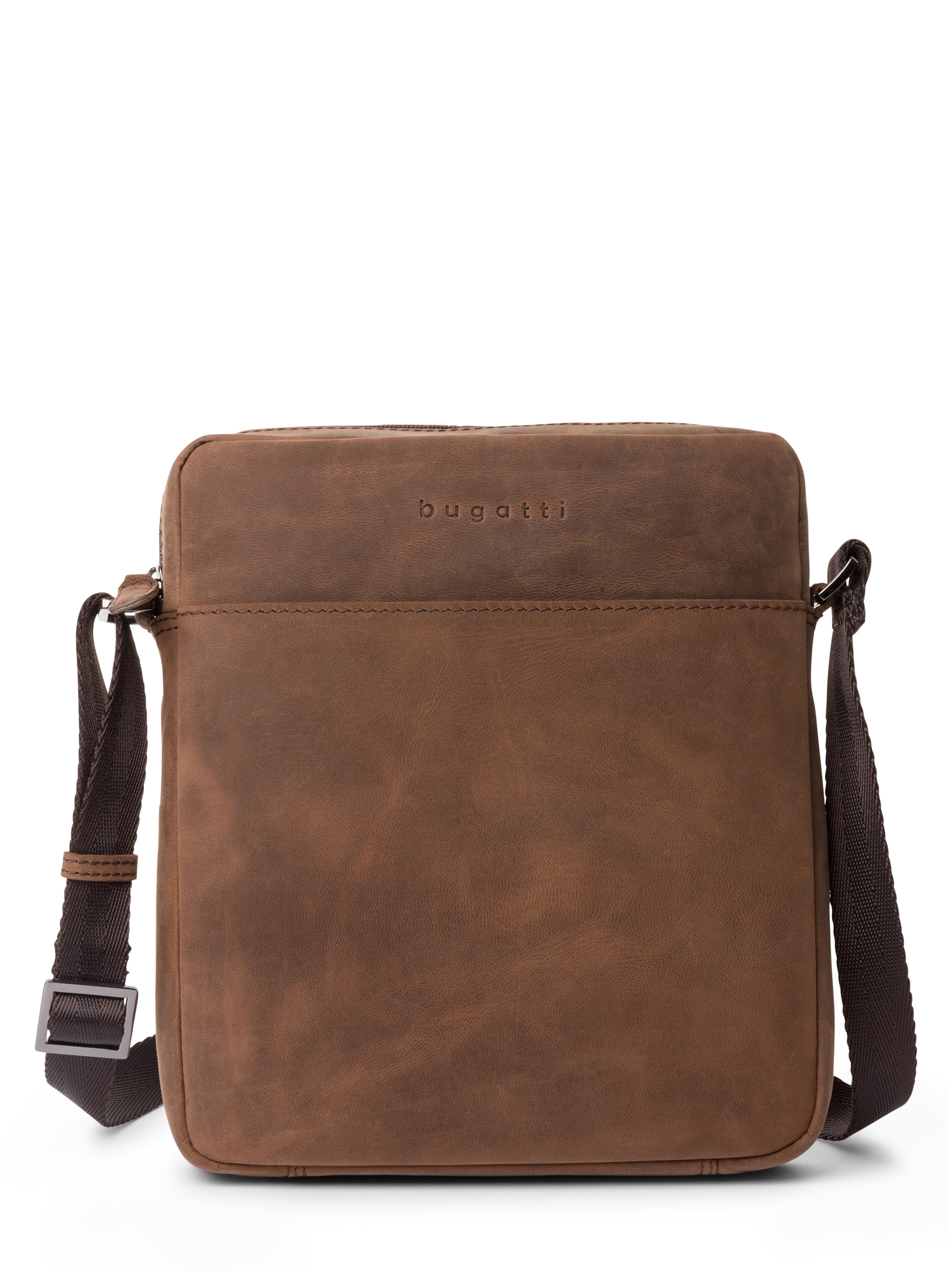 bugatti Schoudertas 'Luca' in Bruin: voorkant