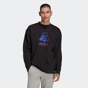 Sweat-shirt ADIDAS ORIGINALS en noir : devant