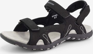 Travelin Sandals 'Stranda' in Black: front