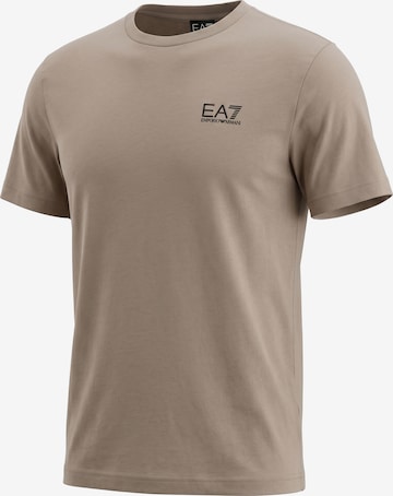 EA7 Emporio Armani Shirt 'T-shirt EA7 da Uomo - nero 8NPT250208 NEROORO' in Beige: voorkant
