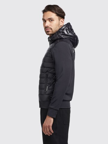 khujo Between-Season Jacket 'Bolt shiny' in Black